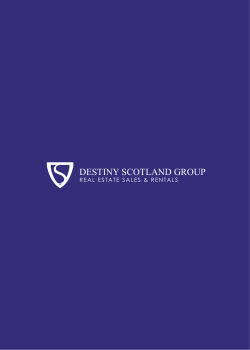 BROCHURE - Destiny Scotland