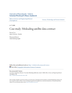 Case study: Misleading satellite data contract