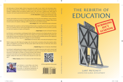 The Rebirth of Education - Center For Global Development