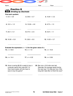 Practice B 3-8 - Scarsdale Public Schools