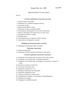 Stamp Duty Act, 2005 (Act 689)