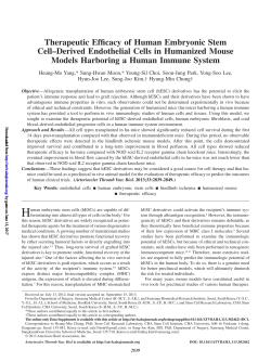 Therapeutic Efficacy of Human Embryonic Stem Cell–Derived