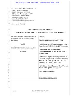 class action - Courthouse News Service