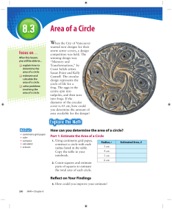 Area of a Circle