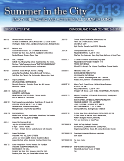 Summer in the City - Downtown Cumberland Business Association