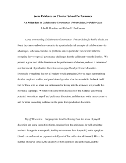 Chapter outline - Harvard Kennedy School