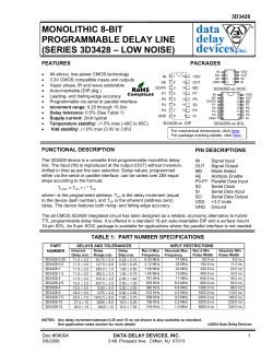 3D3428 - Data Delay Devices