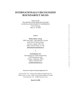 internationally recognized roundabout signs