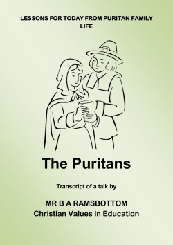 Lessons for Today from Puritan Family Life