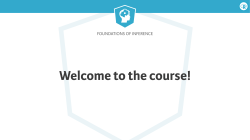 FOUNDATIONS OF INFERENCE