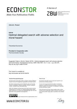 Optimal delegated search with adverse selection and