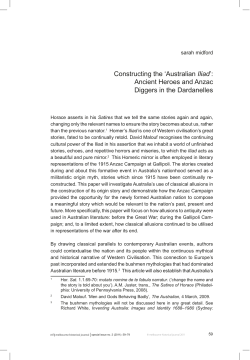 Print this article - Melbourne Historical Journal