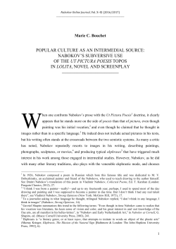 Marie C. Bouchet - Nabokov online journal