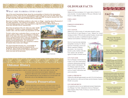 Oldsmar Facts - City of Oldsmar