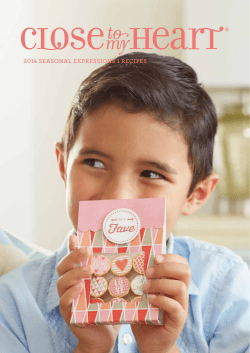 2014 seasonal expressions 1 recipes