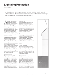 Lightning Protection - Boston Preservation Alliance