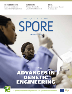 advances in genetic engineering - Spore Magazine