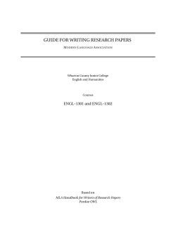 MLA - Al-Huda University