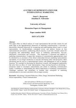 An Ethics of Representation for International