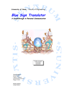 Blue Sign Translator