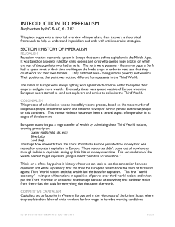 introduction to imperialism