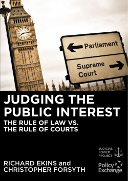 judging the public interest