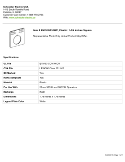 Item # 9001KN216WP, Plastic: 1