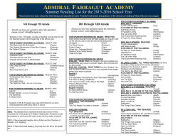 grades 3-12 - Admiral Farragut Academy