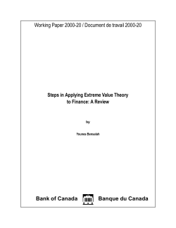 Steps in Applying Extreme Value Theory to Finance