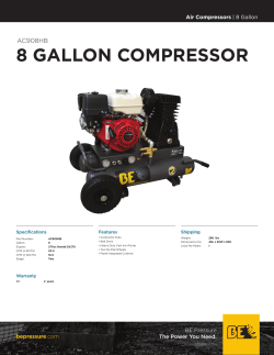 8 GALLON COMPRESSOR