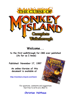 English - The Curse of Monkey Island