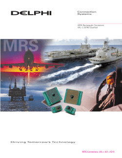 MRS Rectangular Connectors