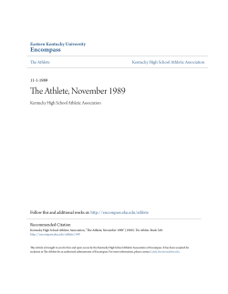 The Athlete, November 1989 - Encompass