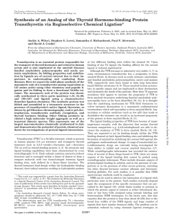 Synthesis of an Analog of the Thyroid Hormone