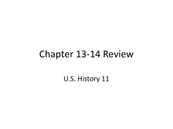 Chapter 13-14 Review