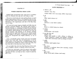 Latin Roots Packet - Edublogs @ Macomb ISD