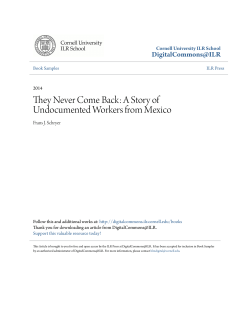 They Never Come Back: A Story of Undocumented Workers from