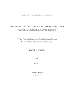 Five Characteristics From Past American Awakenings That God Can