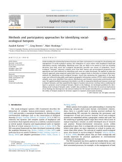 New publication describes methods for identifying social