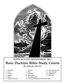 English Version - Hope Aglow Ministries