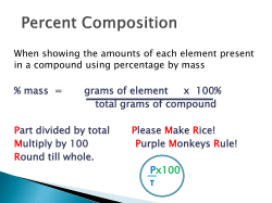 Spring 2014 CP Week 3 Moles