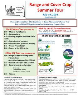 July 19 - South Dakota Grassland Coalition