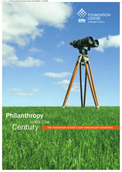 Philanthropy and the Rockefeller Legacy