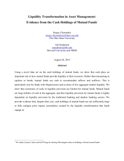 Liquidity Transformation in Asset Management: Evidence from the