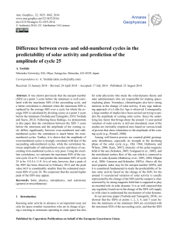 Difference between even- and odd