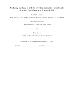 Sculpting the Kuiper Belt by a Stellar Encounter