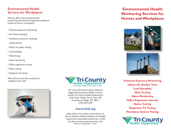 Environmental Health Monitoring Services for Homes and Workplaces