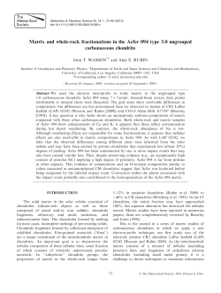 Matrix and whole-rock fractionations in the Acfer 094 type 3.0