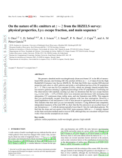 On the nature of H $\ alpha $ emitters at $ z\ sim 2$ from the HiZELS