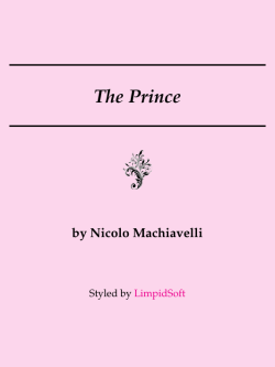 The Prince - LimpidSoft